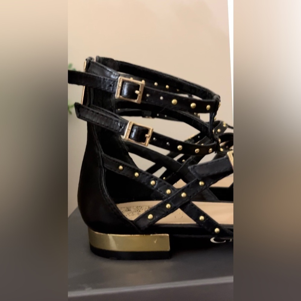 🖤 LUXURY Vince Camuto, women’s sandals, size 7.5.  BONUS!  The box is in… - Picture 7 of 13